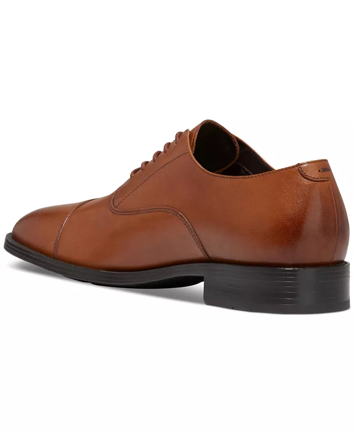 Мужские классические оксфорды Hawthorne с круглым мысом и шнуровкой Cole Haan, коричневый — фото 3