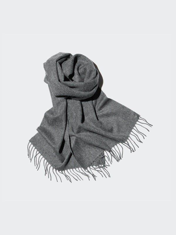 

Кашемировый шарф Uniqlo, серый