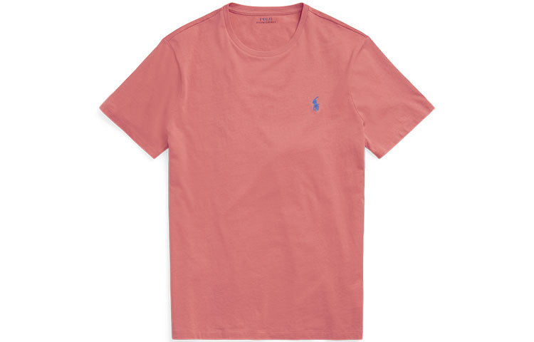 

Хлопковая футболка Polo Ralph Lauren, розовый