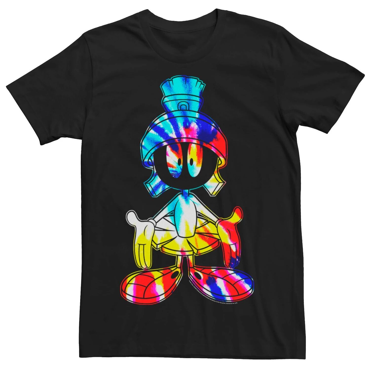 

Мужская футболка Looney Tunes Marvin The Martian Tie Dye Fill Licensed Character