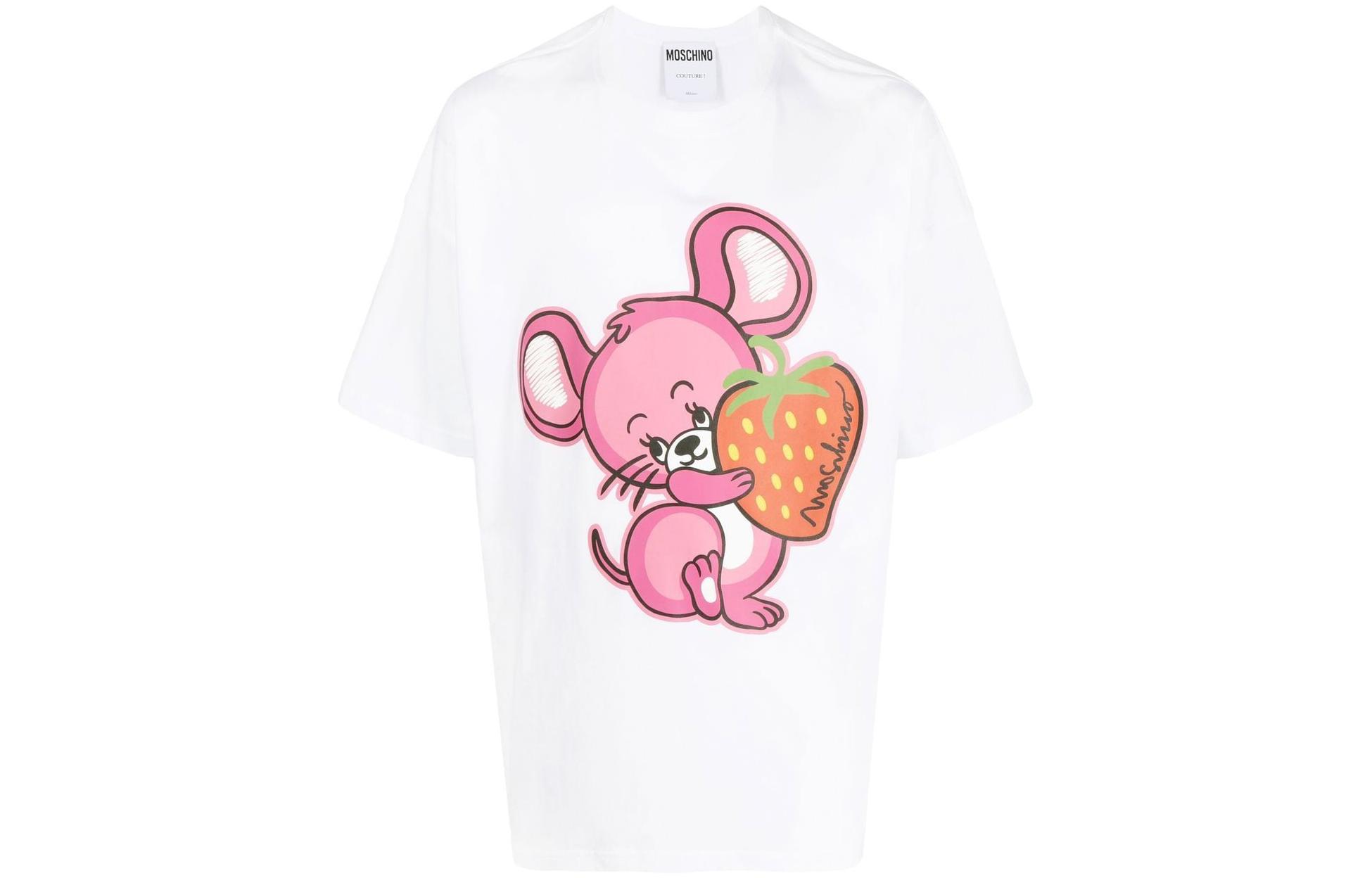 

MOSCHINO Футболка мужская белая