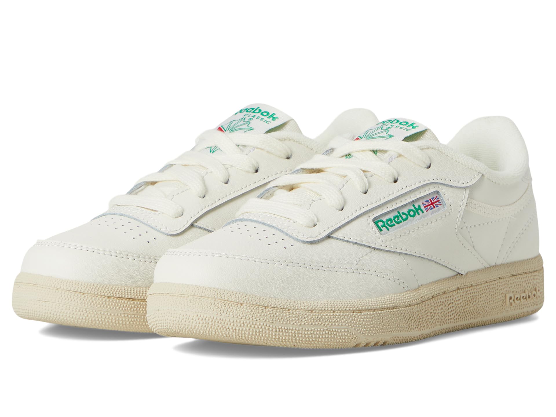 

Кроссовки Reebok Kids Club C, Chalk/Chalk/Glen Green