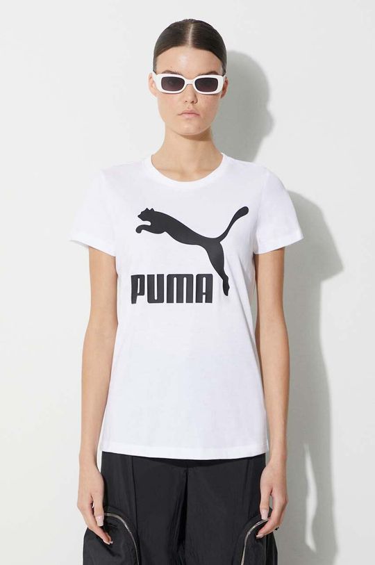 

Классическая футболка с логотипом из хлопка Puma, белый