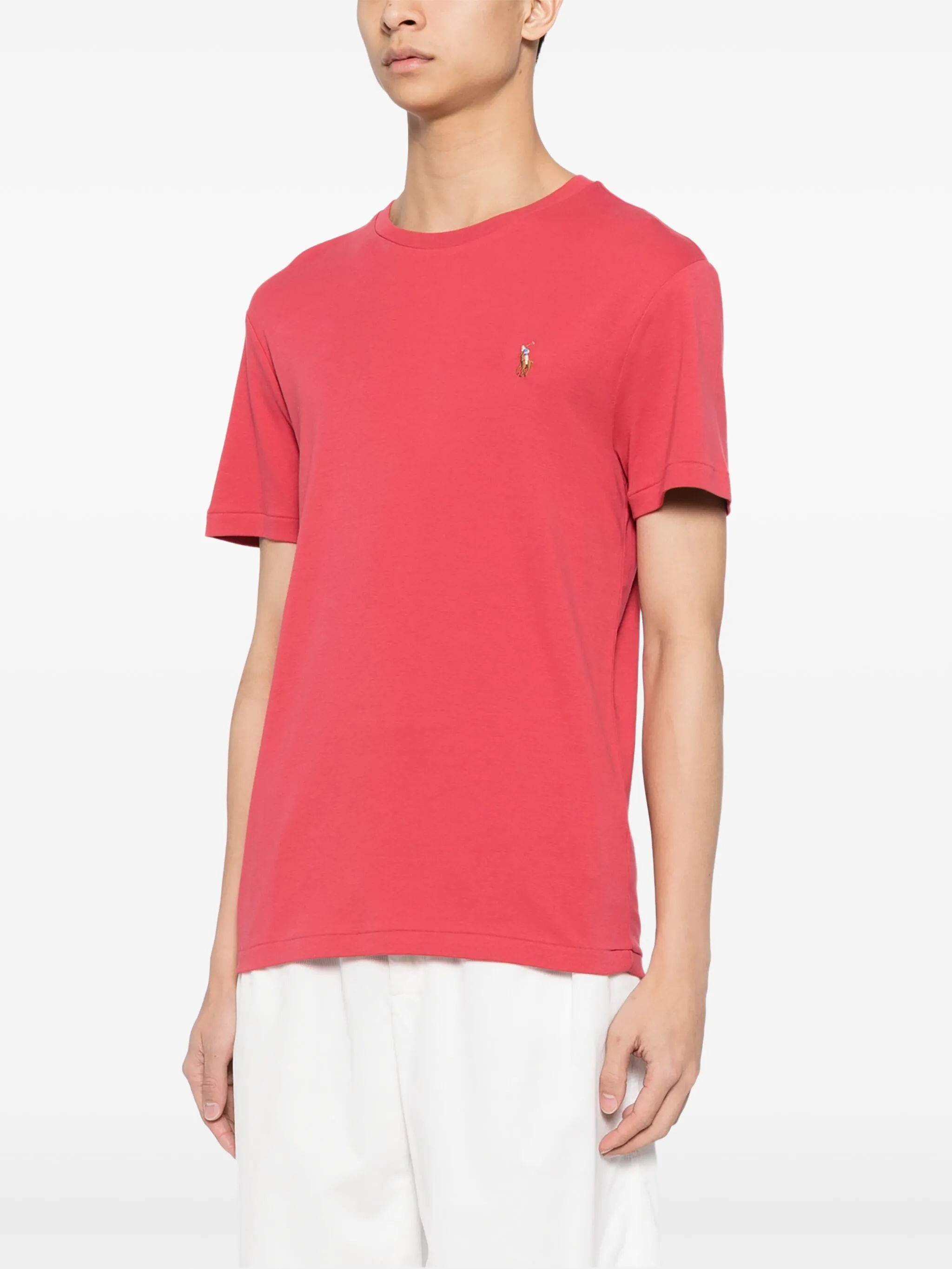 Футболка Polo Pony Polo Ralph Lauren, красный — фото 3