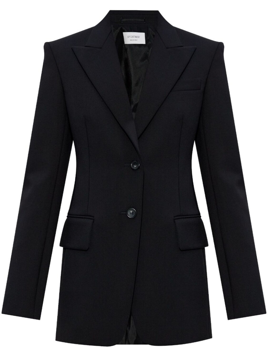 

Однобортный пиджак Sportmax, черный