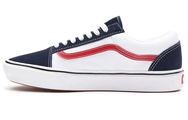 

Кроссовки Vans Tri-tone Comfycush Old Skool 'White Red Blue'