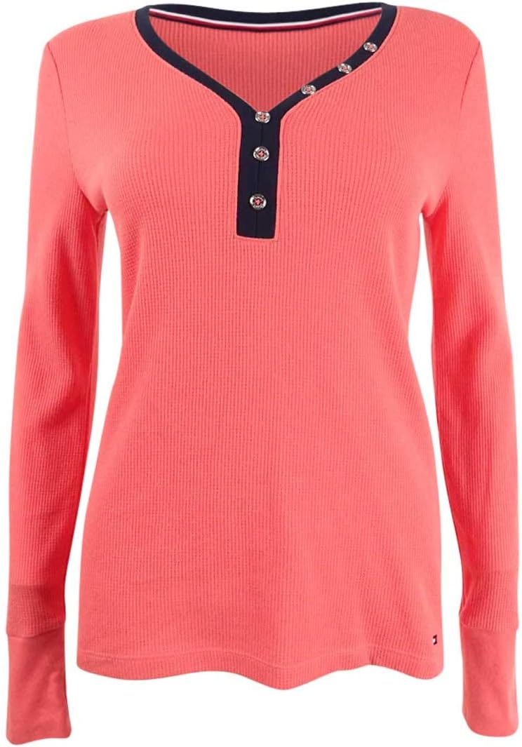 

Женский топ вафельной вязки Tommy Hilfiger, Terracotta