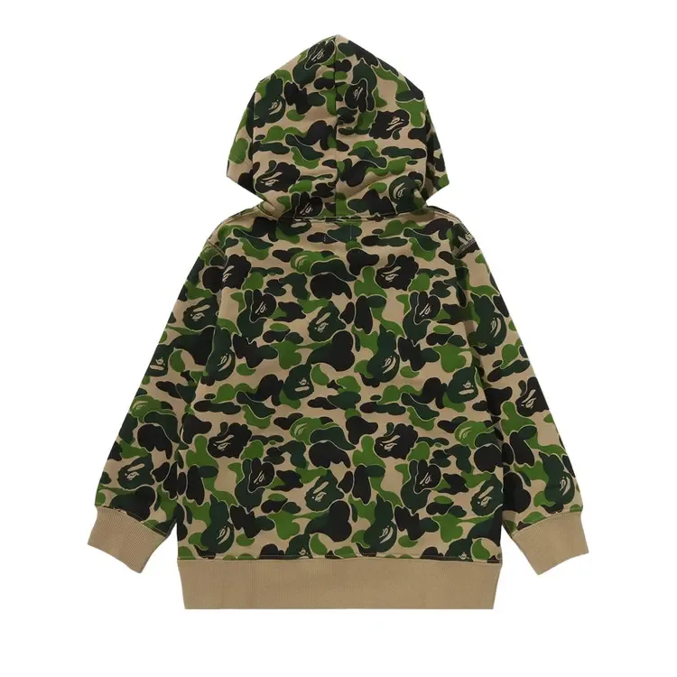 Детская толстовка BAPE Kids ABC Camo Baby Milo Pullover Hoodie, зеленого цвета — фото 2