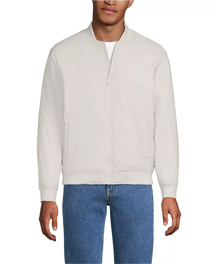 

Мужская утепленная куртка-бомбер WanderFree Lands' End, серый