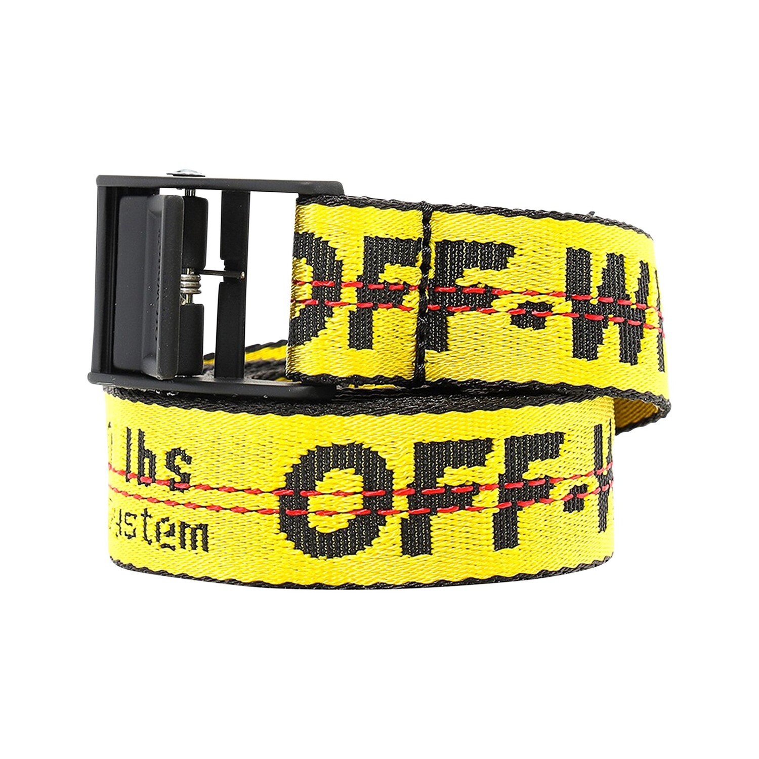 

Off-White Классический мини-ремень промышленного назначения Желтый/Черный