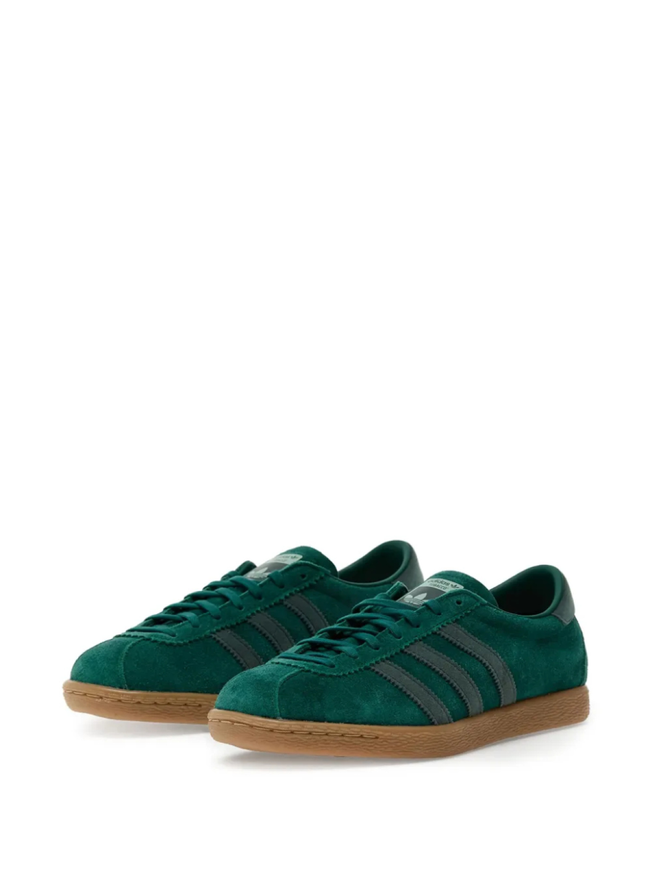 Кроссовки Adidas Tobacco из замши, зеленый — фото 2