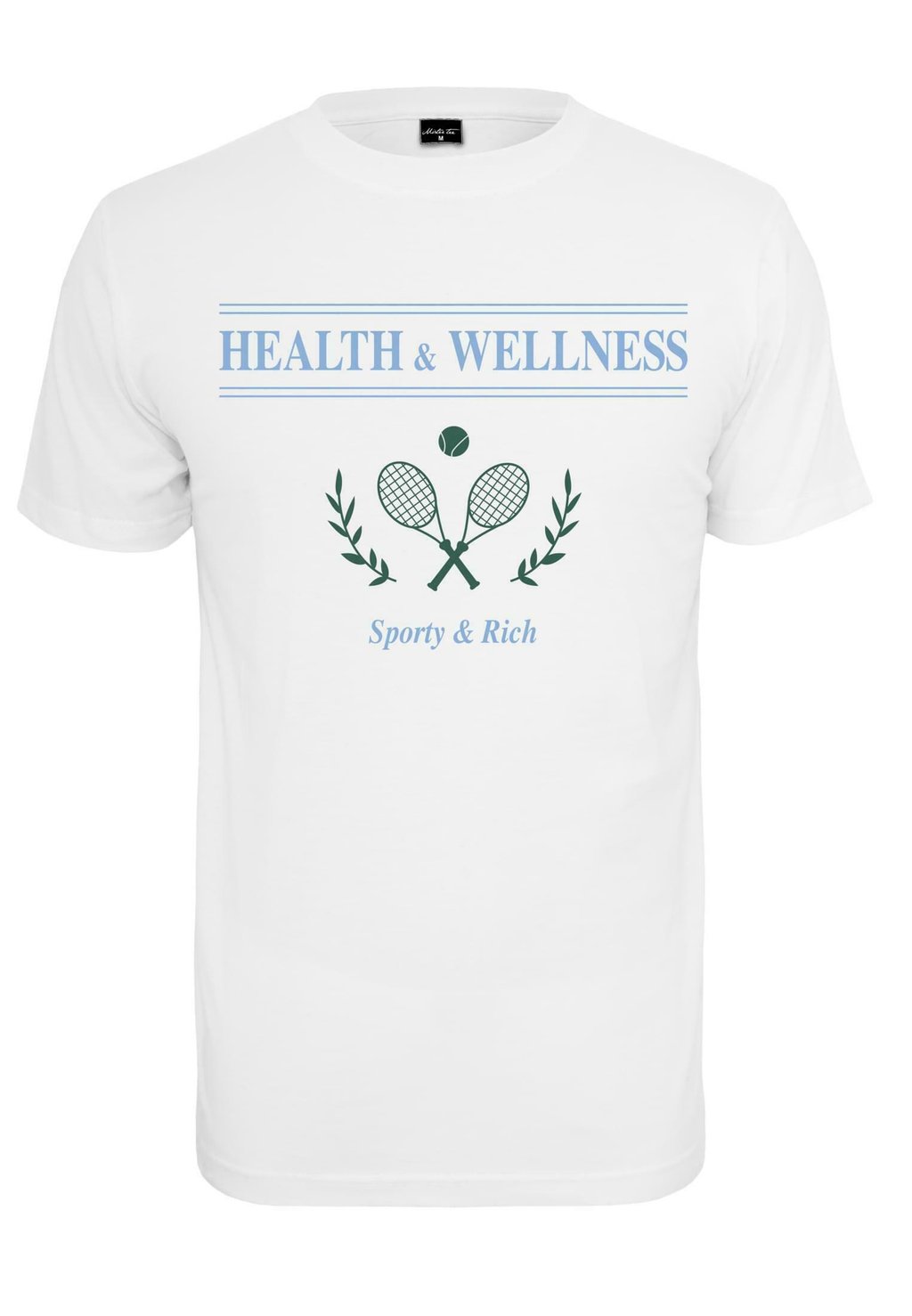 

Футболка с принтом HEALTH & WELLNESS TEE Mister Tee, белая, Белый, Футболка с принтом HEALTH & WELLNESS TEE Mister Tee, белая