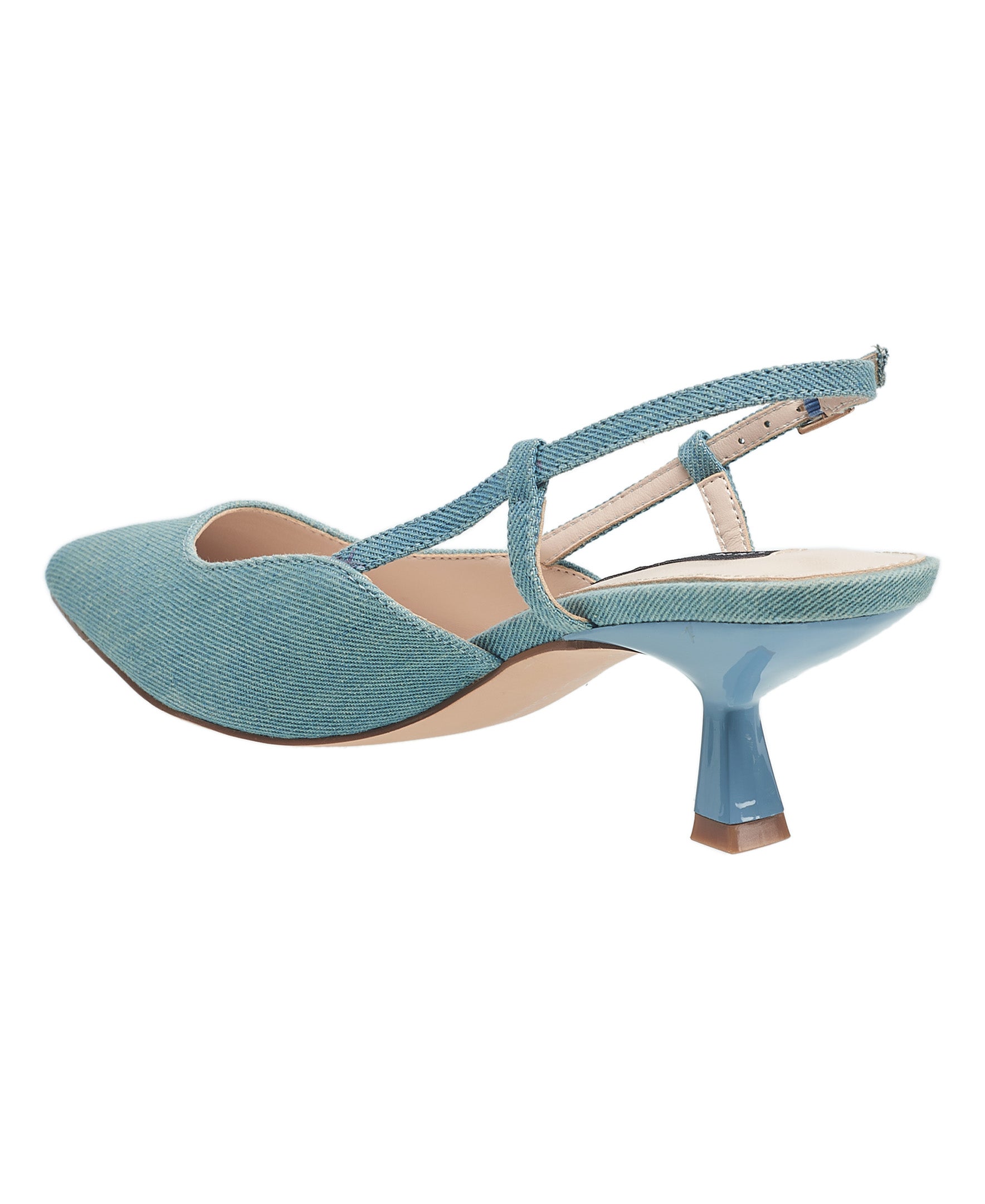 French Connection Ladies Amy Kitten Heel, Denim — фото 3
