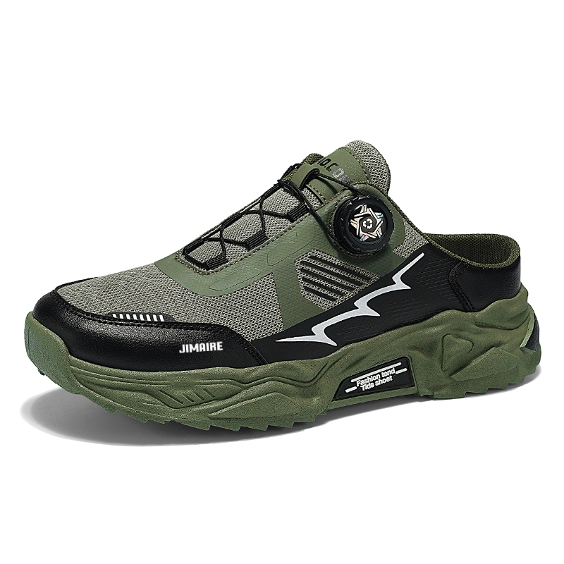 

King Jinmai Закрытые тапочки мужские армейский зеленый, цвет Army Green