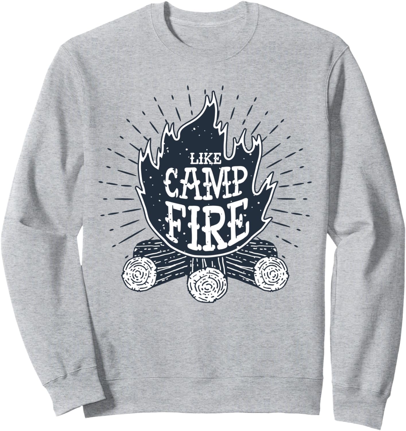 

Толстовка для кемпинга, костра, костра, серая Camp Heaven Co, Серый, Толстовка для кемпинга, костра, костра, серая Camp Heaven Co