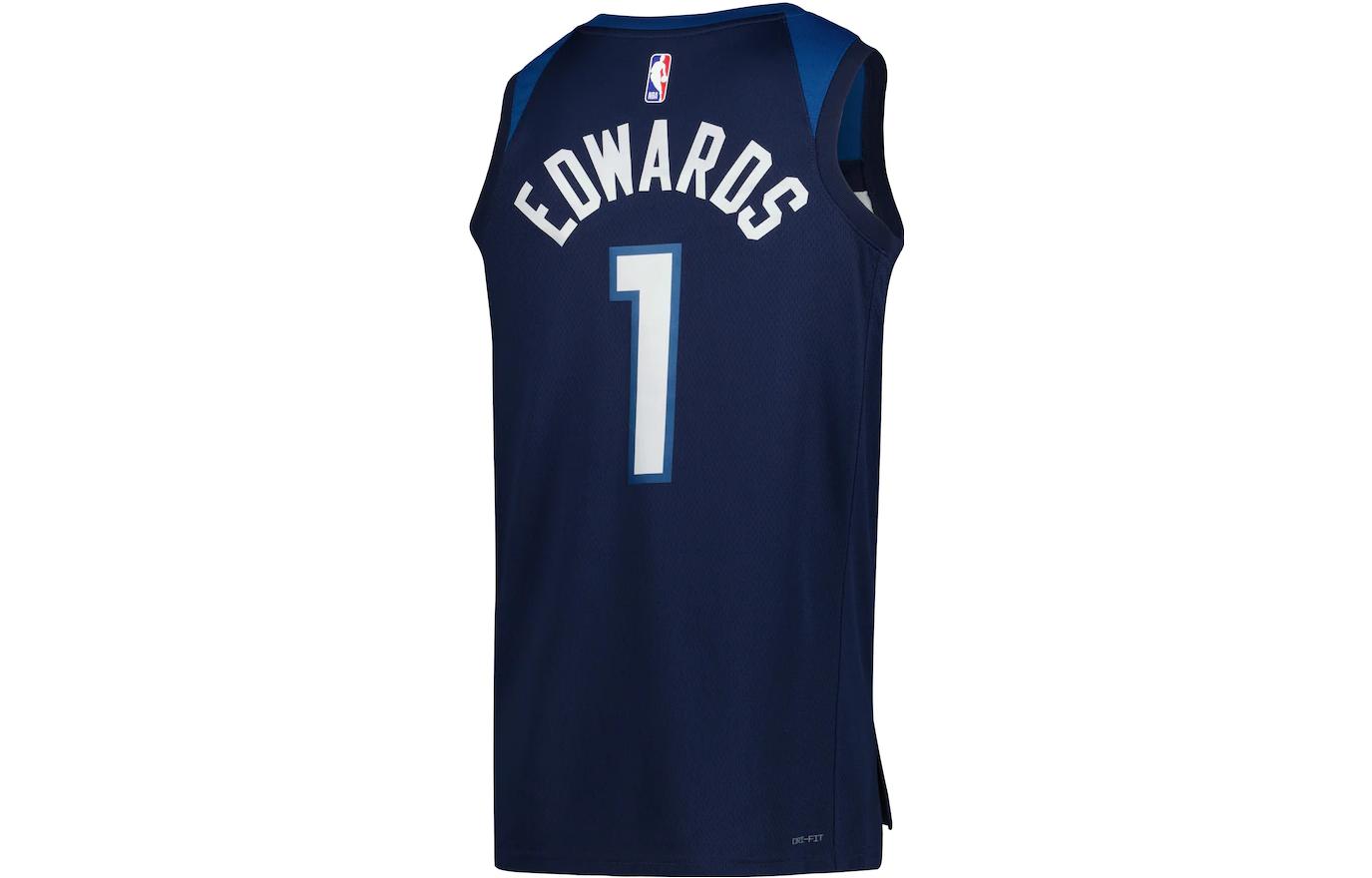 Баскетбольное джерси Nike Dri-FIT NBA Minnesota Timberwolves Anthony Edwards Icon Edition 2022/23 Swingman Jersey — фото 2