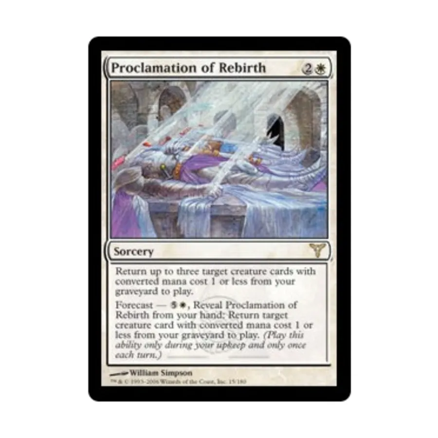 

CCG Провозглашение возрождения (клавиша R), MTG - Dissension