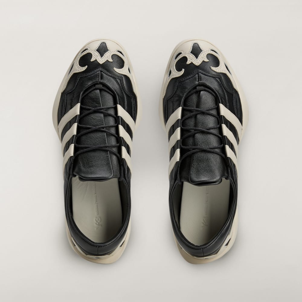 Кроссовки Adidas Y-3 Regu 2002, цвет Black/Alumina/Alumina — фото 3