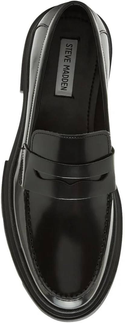 Мужские лоферы Steve Madden Zephyr, черный — фото 2