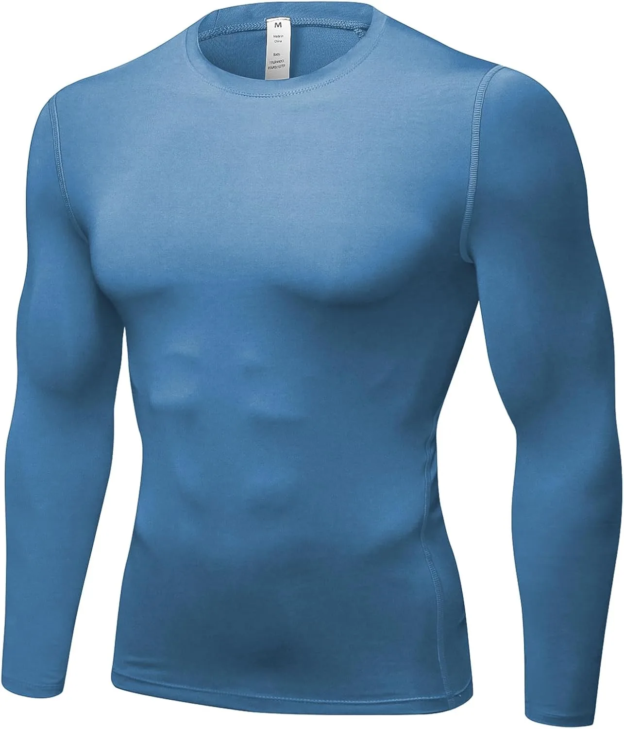 

Мужская компрессионная футболка с длинным рукавом для бега и тренировок WRAGCFM