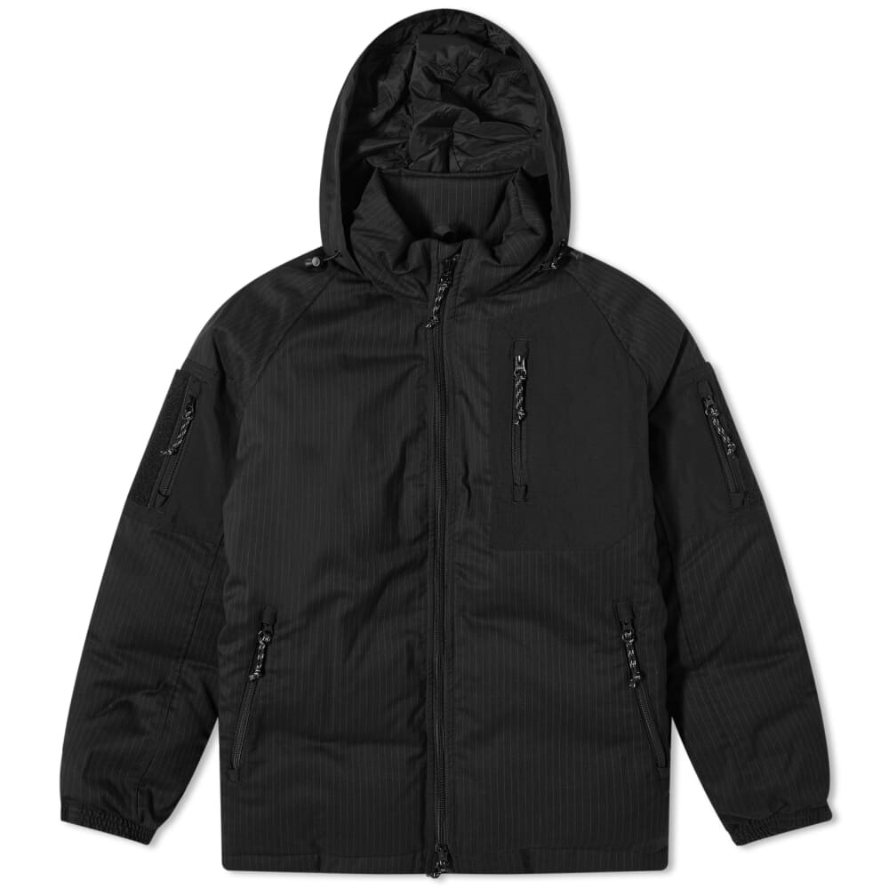 

Куртка на молнии с полосками Comme Des Garçons Homme, черный