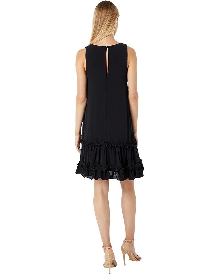 

Платье Sage Ruffle Swing Mini Dress, черный