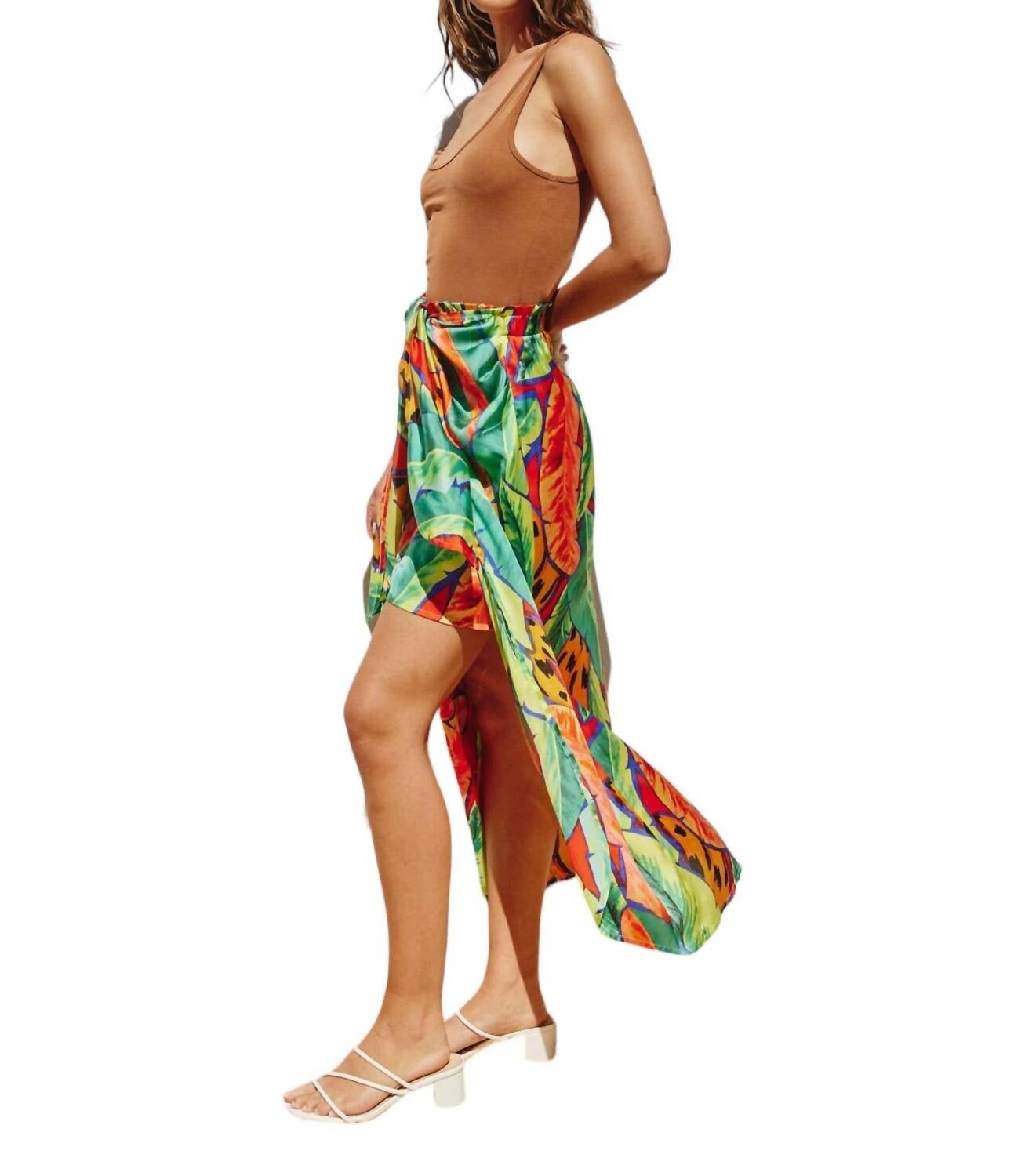 

Зеленая мульти-юбка Exotic Escape Vacay Dress Forum