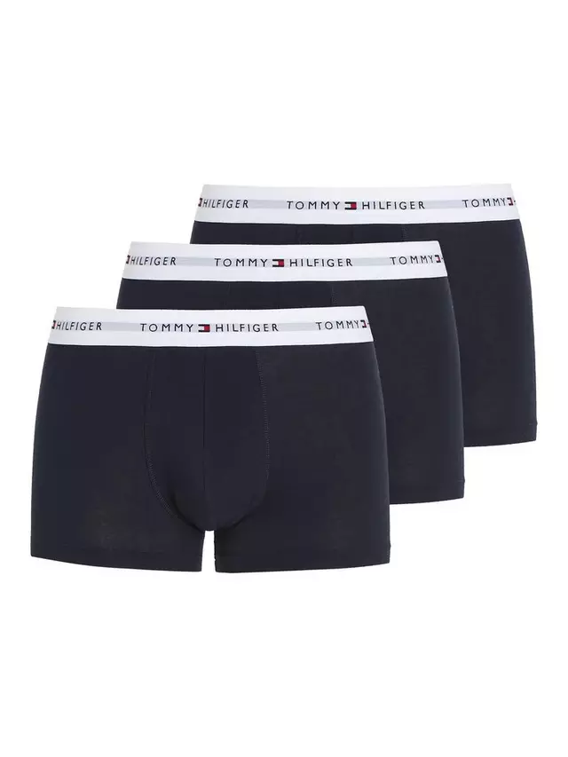 

Трусы Tommy Hilfiger Essential Cotton Logo 3 шт, цвет desert/sky