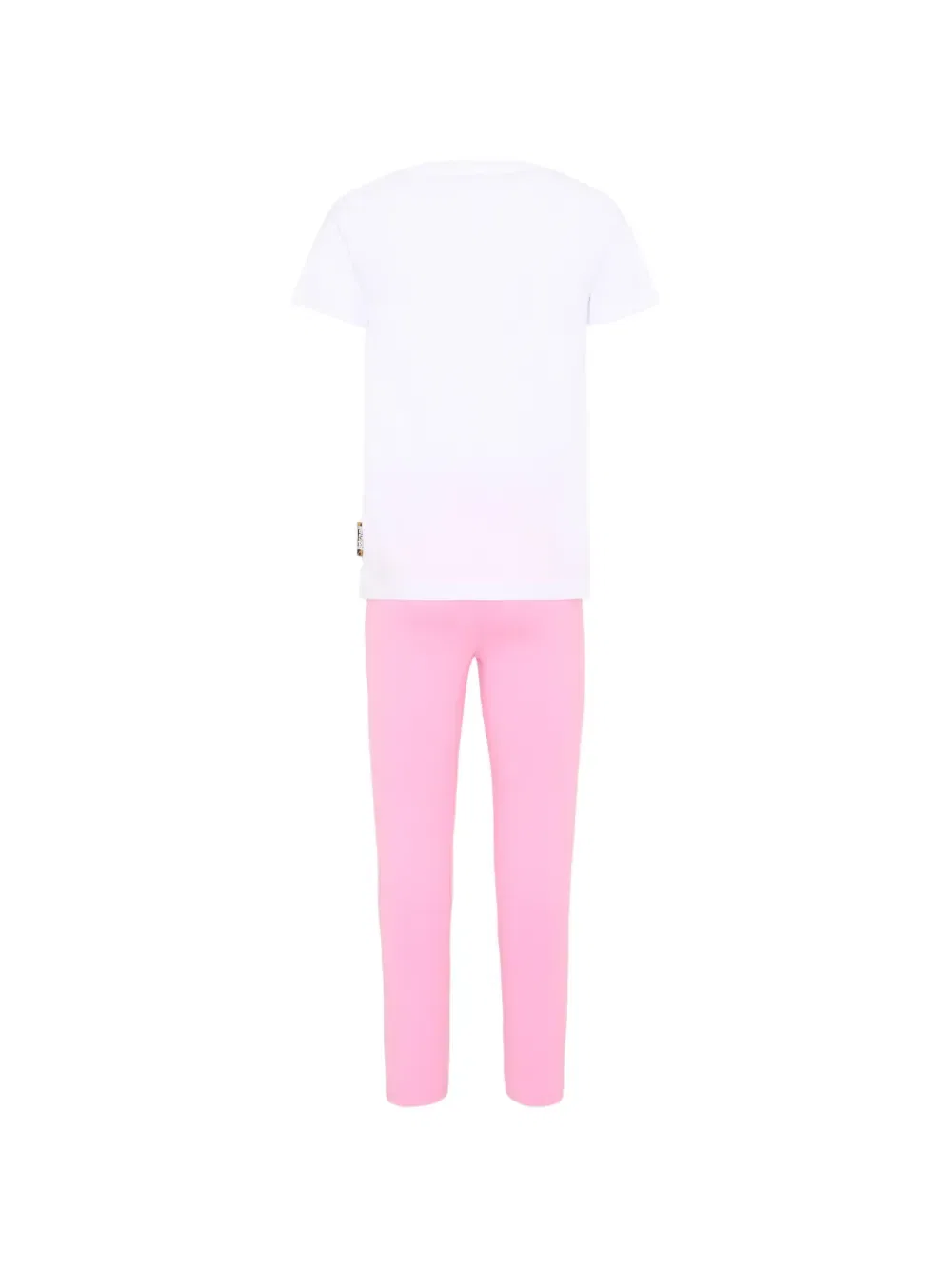 Футболка с логотипом, спортивный костюм Just Cavalli Kids, белый — фото 2