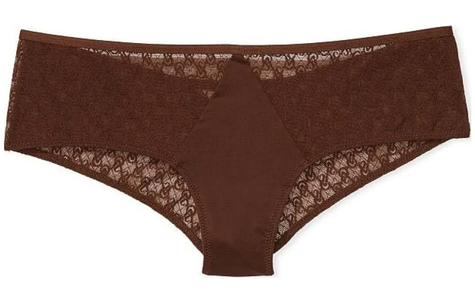 Victoria's Secret Женские трусы 1 шт темно-коричневые