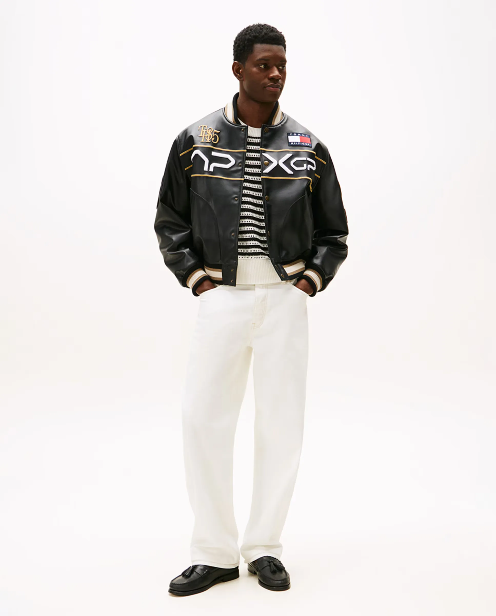 

Джинсы мужские свободного кроя relaxed fit Tommy Hilfiger, белый