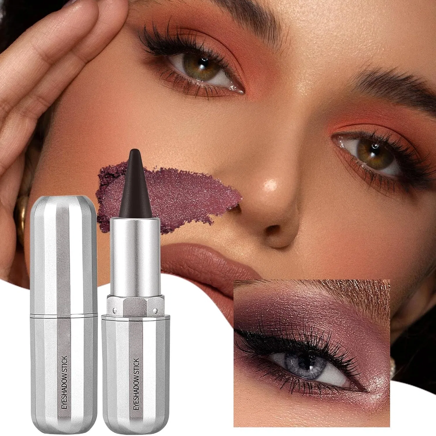 Карандаш для глаз гелевый Smudge-Proof Shadow Crayon No brand, цвет SA608 — фото 2