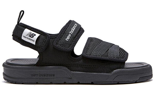 Сандалии 3205 серии минималистичные повседневные сандалии на липучке New Balance, черный — фото 2