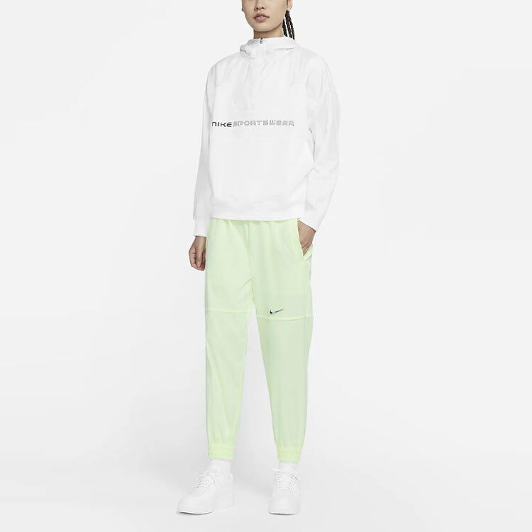 Трикотажные спортивные штаны мужские желтовато-зеленые Nike, зеленый — фото 3