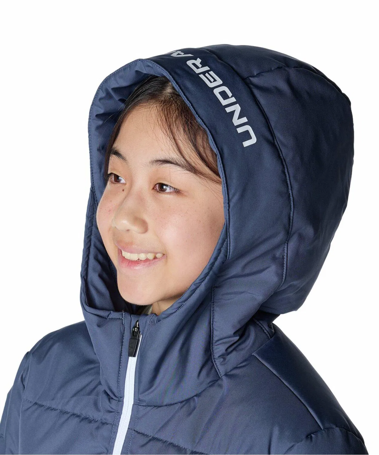 Куртка детская UA Insulation Full Zip с утеплителем, полиэстер, угольно-серый — фото 4