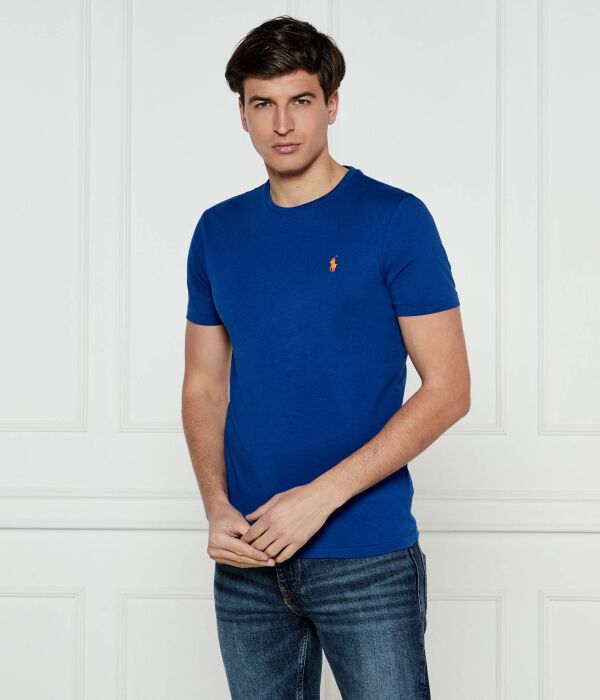 

Футболки Custom slim fit Polo Ralph Lauren, синий