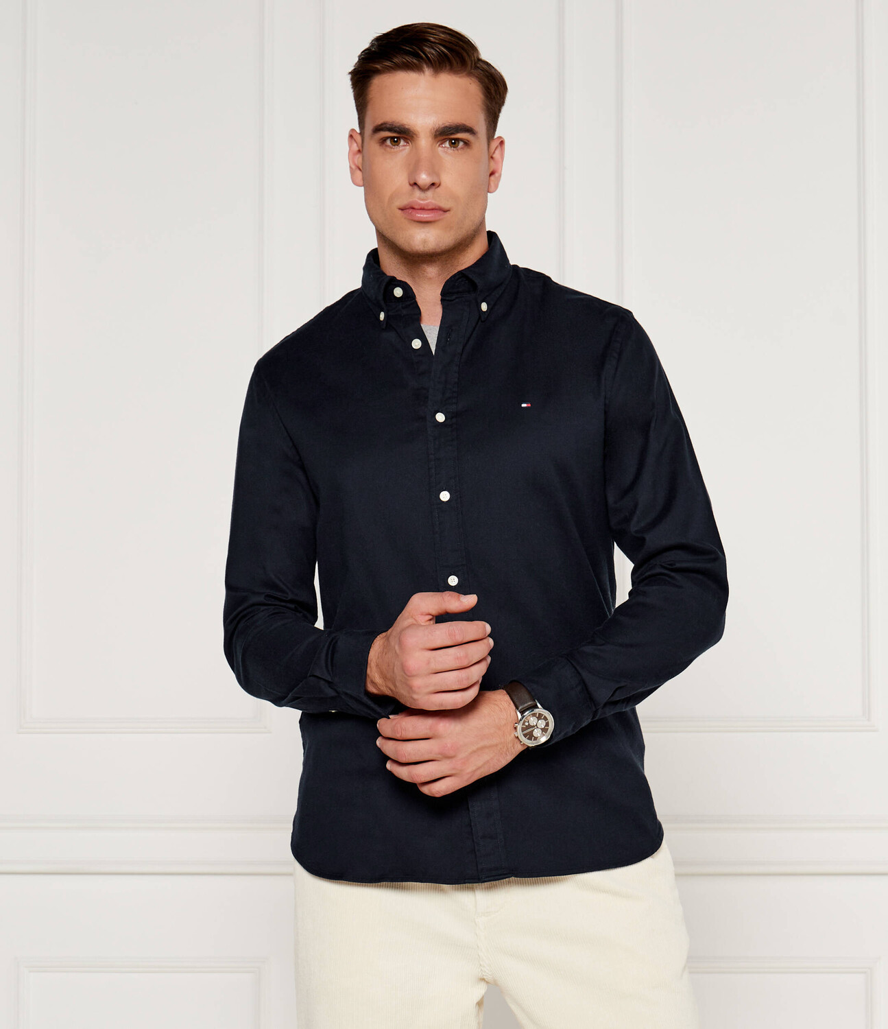 

Рубашка Tommy Hilfiger Regular Fit, темно-синий