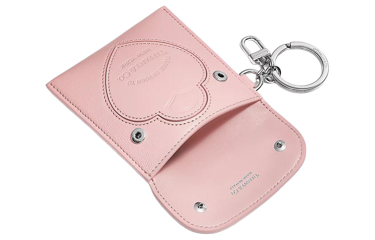 TIFFANY & CO. Сумка-подвеска из кожи наппа, Rose — фото 3