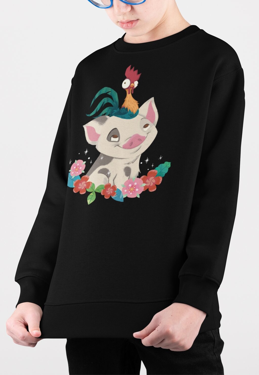 

Толстовка MOANA TROPICAL BUDDIES Disney, черный
