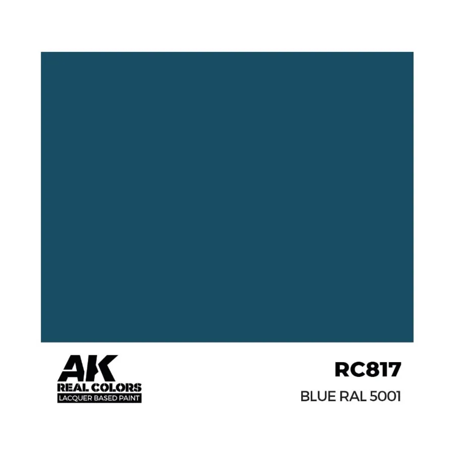 

Синий RAL 5001, Paint - Real Color, Dropper Bottles (AK-Interactive)