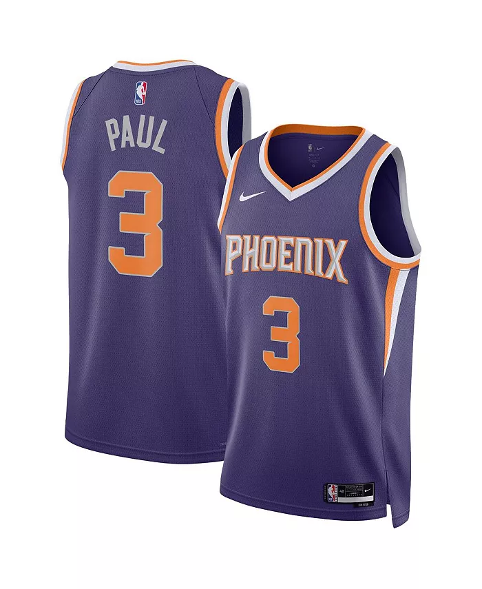 

Мужская и женская баскетбольная майка Chris Paul Phoenix Suns 2022/23 Swingman Nike, фиолетовый