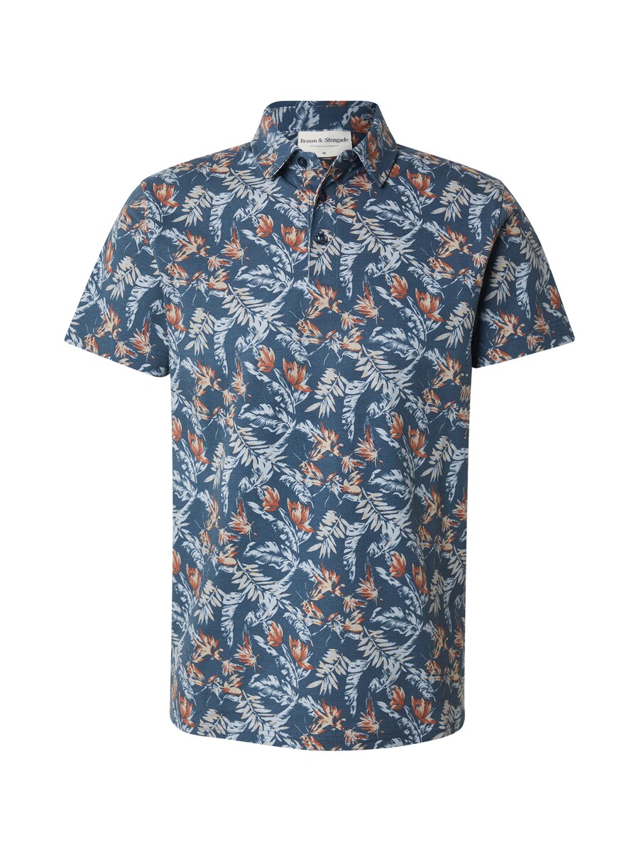 

Рубашка Bruun & Stengade Iriomote, цвет Sapphire/Dusty blue