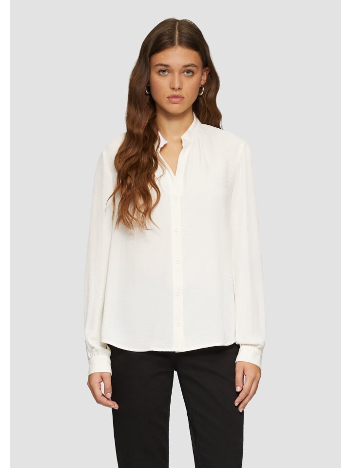 

Блуза QS Bluse langarm, кремовый