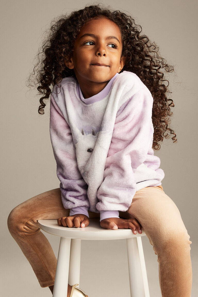 

Флисовая толстовка H&M, фиолетовый