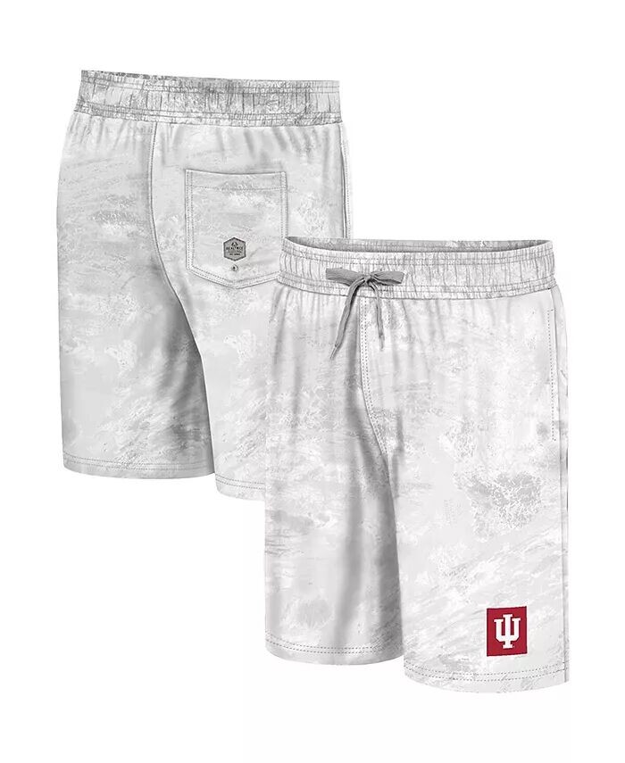 

Мужские белые шорты для плавания Indiana Hoosiers Realtree Aspect Ohana Colosseum