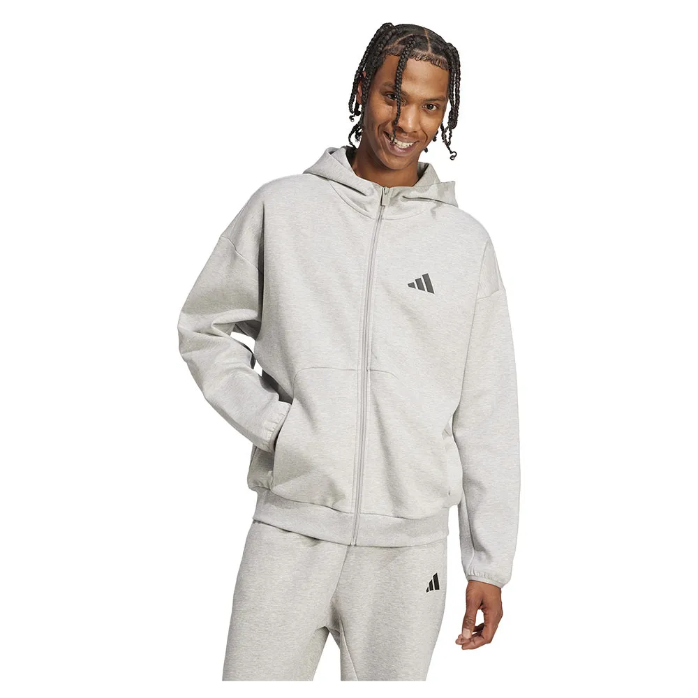 

Толстовка adidas Future Icons Small Logo full zip, серый