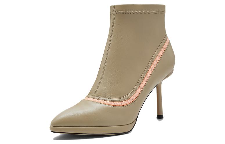 NINE WEST Черные женские полусапожки на каблуке 8,5 см, цвет Black — фото 3