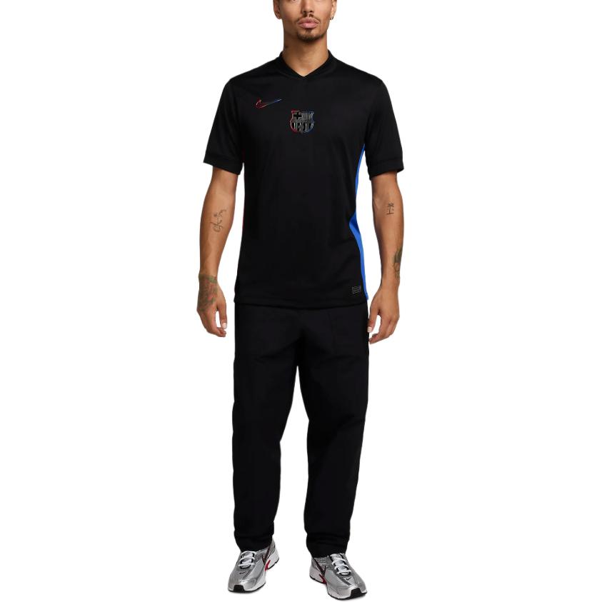 Футболка Dri Fit FW24 для футбола мужская черная Nike — фото 4