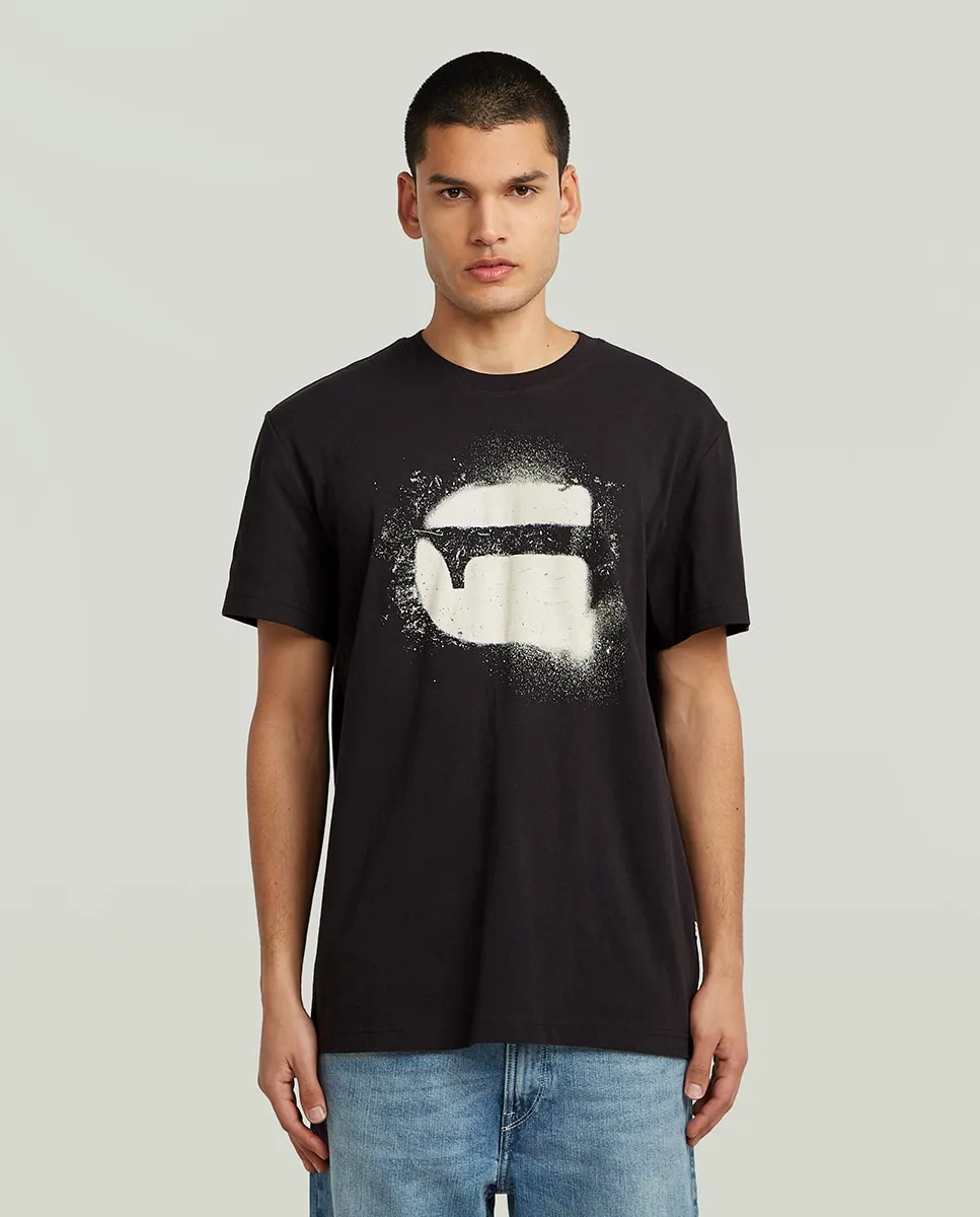 

Мужская футболка с принтом G-Star, черный