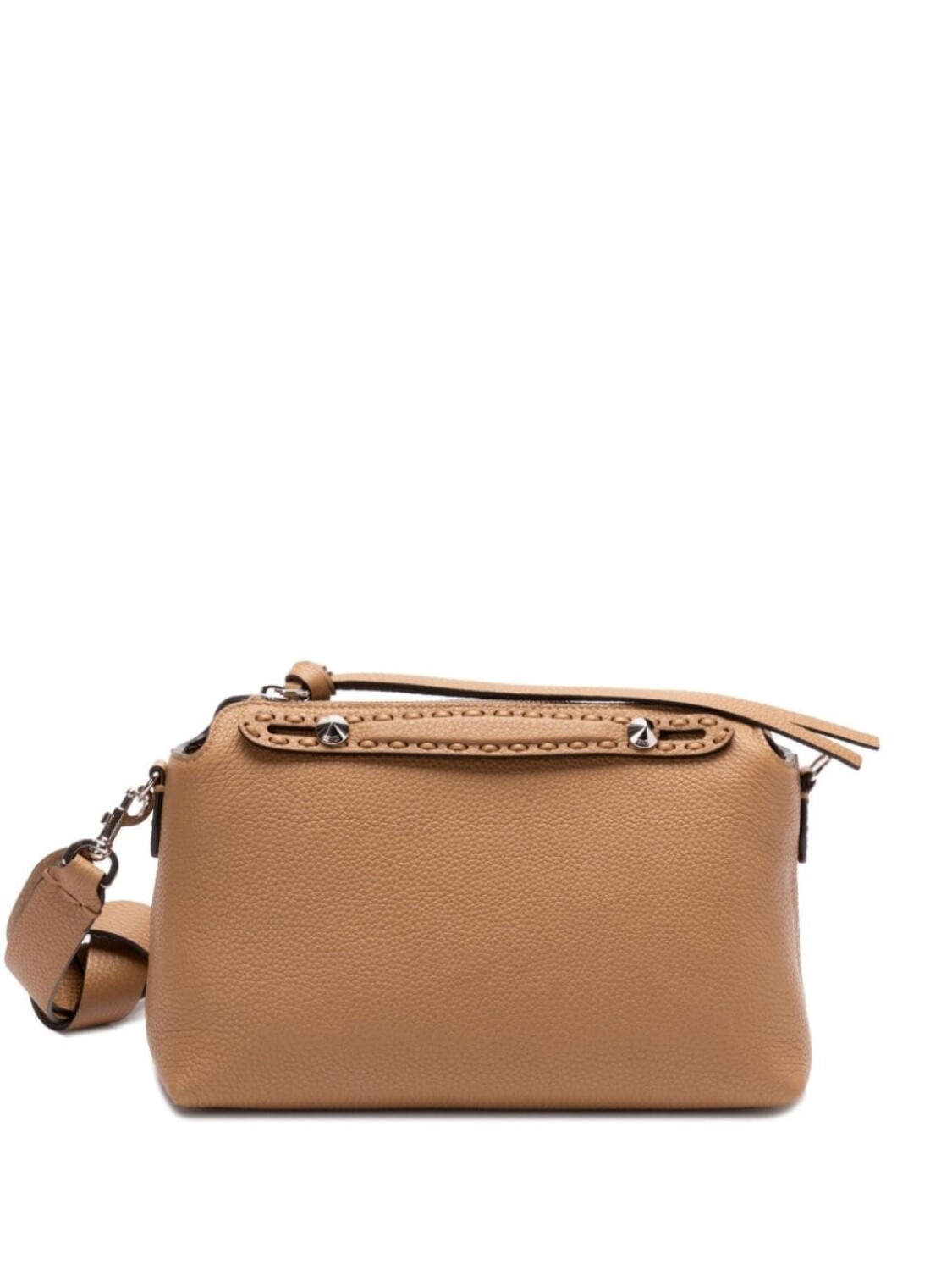 

Кожаная сумка-тоут FENDI, серый